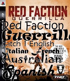 Box art for Red Faction Guerrilla Patch 1 English Italian French Australian Spanish