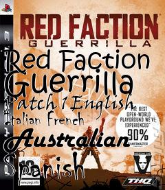 Box art for Red Faction Guerrilla Patch 1 English Italian French Australian Spanish