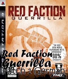 Box art for Red Faction Guerrilla Patch 1 German