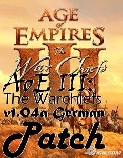 Box art for AoE III: The Warchiefs v1.04a German Patch