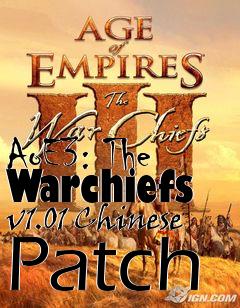 Box art for AoE3: The Warchiefs v1.01 Chinese Patch