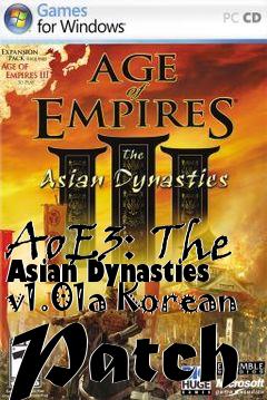 Box art for AoE3: The Asian Dynasties v1.01a Korean Patch