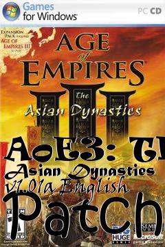 Box art for AoE3: The Asian Dynasties v1.01a English Patch