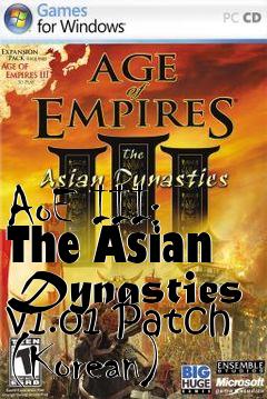 Box art for AoE III: The Asian Dynasties v1.01 Patch (Korean)