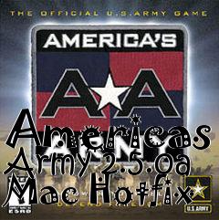 Box art for Americas Army 2.5.0a Mac Hotfix