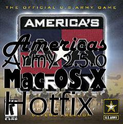 Box art for Americas Army 2.5.0 Mac OS X Hotfix