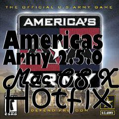 Box art for Americas Army 2.5.0 Mac OS X Hotfix