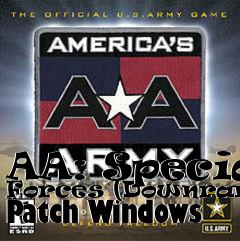 Box art for AA: Special Forces (Downrange) Patch Windows