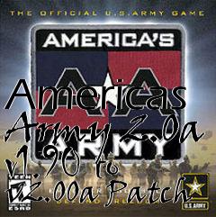 Box art for Americas Army 2.0a v1.90 to v2.00a Patch