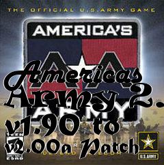 Box art for Americas Army 2.0a v1.90 to v2.00a Patch