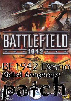 Box art for BF1942 Demo Dutch language patch