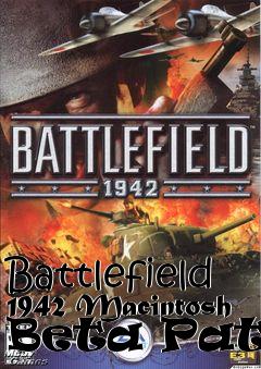 Box art for Battlefield 1942 Macintosh Beta Patch