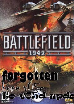 Box art for forgotten hope v05c to v05d update