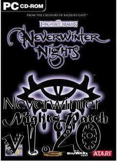 Box art for Neverwinter Nights Patch v1.20