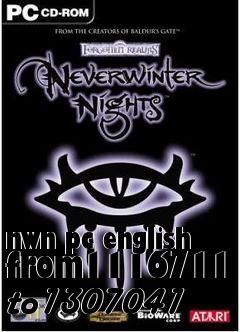 Box art for nwn pc english from1116711 to1307041