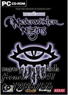 Box art for nwn pc english from1256741 to1286756