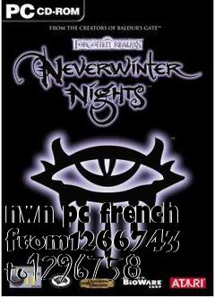 Box art for nwn pc french from1266743 to1296758