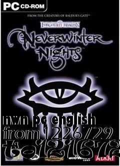 Box art for nwn pc english from1226729 to1216728