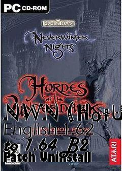 Box art for NWN (HotU) English 1.62 to 1.64 B2 Patch Uninstall