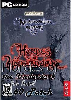 Box art for Hordes of the Underdark English Retail v1.60 Patch