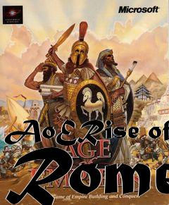 Box art for AoERise of Rome