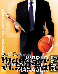 Box art for World Basketball Manager 2009 v1.9.6 Patch