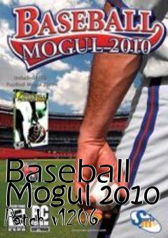 Box art for Baseball Mogul 2010 Patch v1206