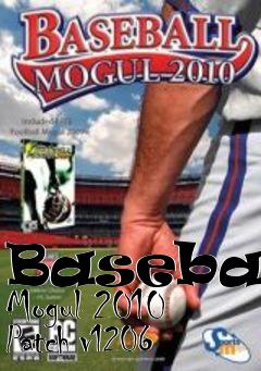 Box art for Baseball Mogul 2010 Patch v1206