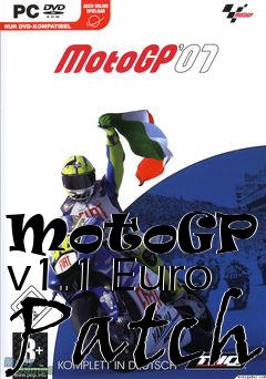 Box art for MotoGP 07 v1.1 Euro Patch
