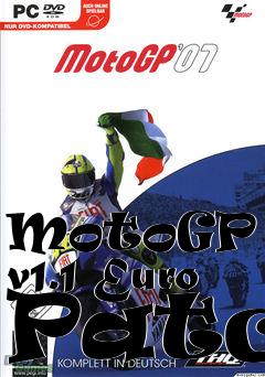 Box art for MotoGP 07 v1.1 Euro Patch