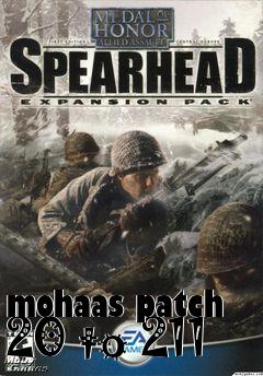 Box art for mohaas patch 20 to 211