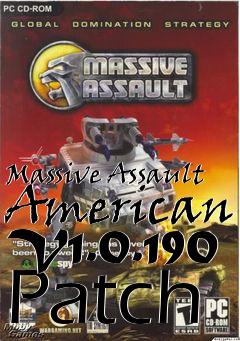 Box art for Massive Assault American V1.0.190 Patch