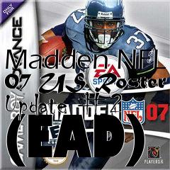 Box art for Madden NFL 07 US Roster Update #2 (EAD)