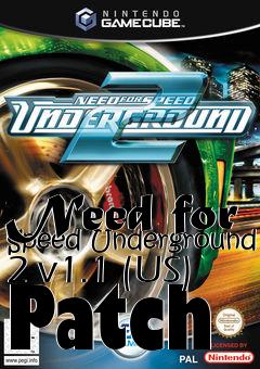 Box art for Need for Speed Underground 2 v1.1 (US) Patch