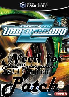 Box art for Need for Speed Underground 2 v1.1 (Italian) Patch