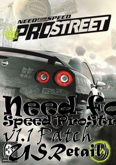 Box art for Need for Speed ProStreet v1.1 Patch (USRetail)