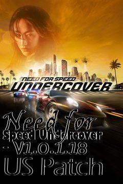 Box art for Need for Speed Undercover - v1.0.1.18 US Patch