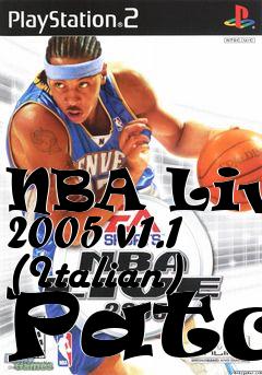 Box art for NBA Live 2005 v1.1 (Italian) Patch