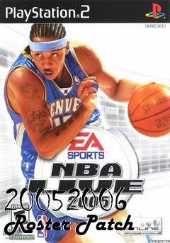 Box art for 20052006 Roster Patch