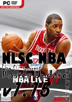 Box art for NLSC NBA Live 07 Current Roster Update v1.15