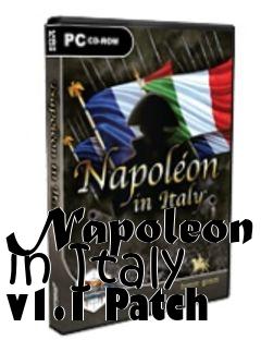 Box art for Napoleon in Italy v1.1 Patch