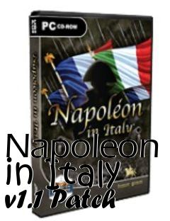 Box art for Napoleon in Italy v1.1 Patch