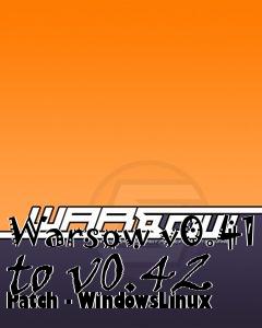 Box art for Warsow v0.41 to v0.42 Patch - WindowsLinux