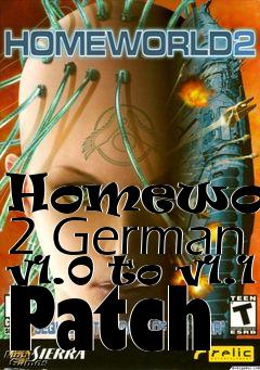 Box art for Homeworld 2 German v1.0 to v1.1 Patch