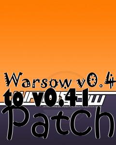 Box art for Warsow v0.4 to v0.41 Patch