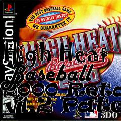 Box art for High Heat Baseball 2000 Retail v1.2 Patch