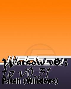 Box art for Warsow v0.3 to v0.31 Patch (Windows)