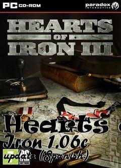 Box art for Hearts of Iron 1.06c update (Spanish)