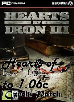 Box art for Hearts of Iron 1.06b to 1.06c (Czech) Patch