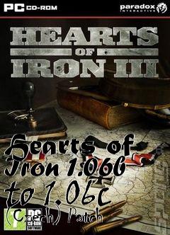 Box art for Hearts of Iron 1.06b to 1.06c (Czech) Patch